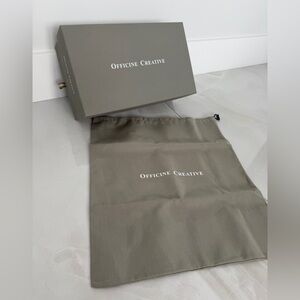 Officine Creative Men’s Shoe Box with New Extra Large Dust Bag